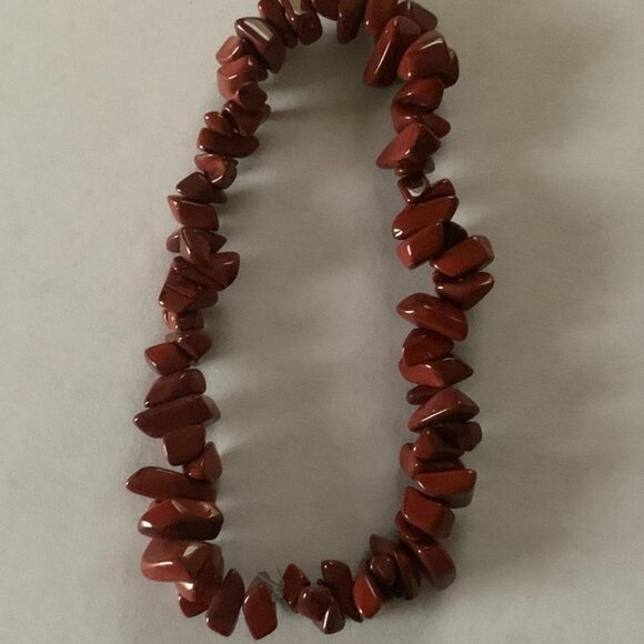 Red Jasper Stone Bracelet - Picture 2 of 3